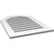 Ekena Millwork Octagonal Top Surface Mount PVC Gable Vent: Functional, w/ 3-1/2"W x 1"P Standard Frame, 24"W x 34"H GVPOT24X3401SF - alternate 5